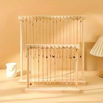 1 шт. Большая красивая и практичная стойка для демонстрации подвесок, органайзер для стойки ожерелий, стойка для демонстрации ювелирных изделий, стойка для демонстрации ожерелий для домашней комнаты Large size