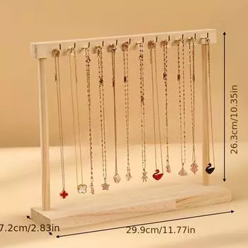 1 шт. Большая красивая практичная подставка для подвесок, органайзер для ожерелий, двухсторонняя сплошная рамка для ювелирных изделий, для дома