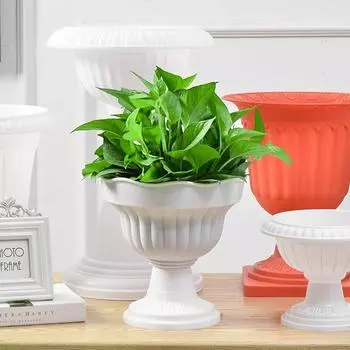 1 шт. большая пластиковая ваза с водной рябью, волнистый цветочный горшок, композиция в современном скандинавском стиле для дома, гостиной, рабочего стола, украшение