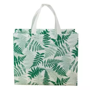 1 шт. большая сумка из эко-ткани, водонепроницаемая продуктовая сумка, многоразовая нетканая складная большая вместительность 36x47x10cm