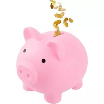 1 шт. - Большие копилки, Милая пластиковая копилка в виде свиньи, Копилка для девочек и мальчиков, Небьющаяся пластиковая копилка, Забавные подарки для B