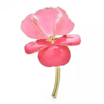 1 шт. Большие красивые броши-цветы для женщин унисекс, новые эмалевые 3-цветные очаровательные растения, свадебные броши-булавки зелёный