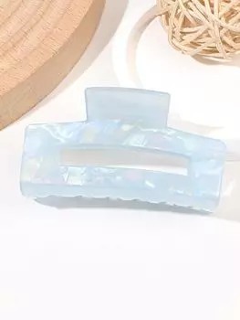 1 шт. Большие прямоугольные заколки-крабы смешанных цветов, модные заколки-крабы с сильной фиксацией для женщин, девушек, для тонких, густых, вьющихся волос. Size fits all