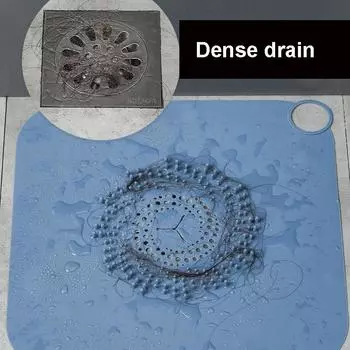 1 шт., большой 28 см, антиблокирующий уловитель для волос, пробка для волос, ловушка для душа, сливные крышки для пола, сетчатый фильтр для раковины, аксессуары для ванной комнаты и кухни белый