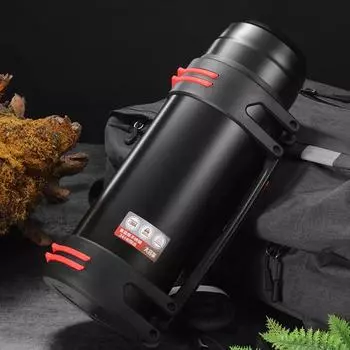 1 шт. большой термос 2000 мл, термосы из нержавеющей стали, термокружка для воды, 24 часа