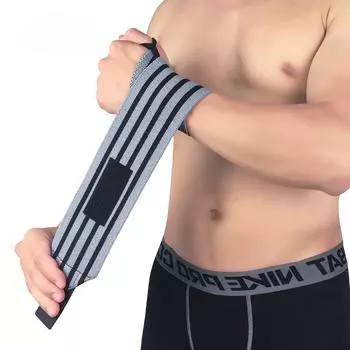 1 шт., браслет для тяжелой атлетики, бинты, бандажи, подтяжка, пауэрлифтинг, тренажерный зал, фитнес-ремни, поддержка спортивного инвентаря Right Hand