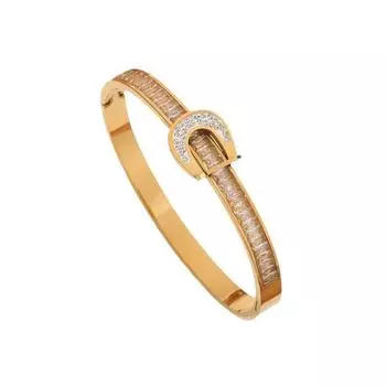 1 шт. браслеты из титановой стали All Over The Sky Star Diamond для женщин, пар, новые модные простые праздничные украшения, подарочные аксессуары 6cm золотой