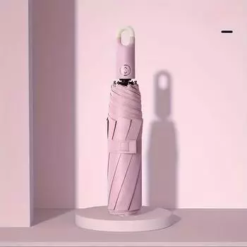 1 шт., брелок для ключей от солнца, тройной круглый зонт с запирающейся пряжкой, зонтик