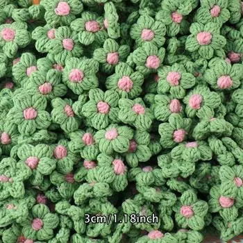 1 шт., брелок для волос, украшение для букета, вязаный крючком ручной работы из шерсти, фрукты, подвесной орнамент, аксессуары 3cm