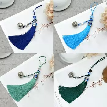 1 шт. брелок модные товары для рукоделия новые подвесные украшения диффузор дворцовый колокольчик кисточки металлический медальон кулон