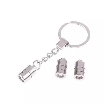 1 шт. брелок-подвеска, светодиодный светильник, подвеска, кошелек, ошейник, фонарик для собак, сумка, брелок, мини-аварийные фонарики