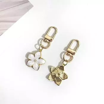 1 шт. брелок с цветком груши и цветком вишни, милые аксессуары, брелок для пары, подходящие брелоки, подвеска, сумка, аксессуары, украшения розовый