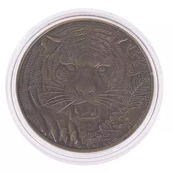 1 шт. Бронзовая монета «Дракон и Тигр», бронзовое покрытие, 40 мм, коллекционные монеты