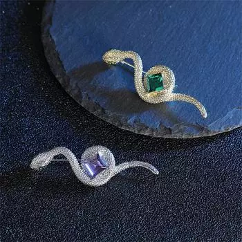 1 шт. брошь в виде змеи в стиле ретро, брошь в виде животного, булавки, женские и мужские модные аксессуары