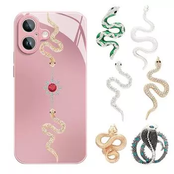 1 шт. брошь в виде змеи, значок на лацкан вечеринки, роскошный подарок, ювелирные изделия, аксессуары, цинковый сплав, винтажные булавки для воротника, стразы, зеленый, унисекс