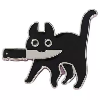 1 шт., броши с изображением кота, эмалированные булавки с котами, забавные и милые булавки с котами для одежды, сумок, рюкзаков