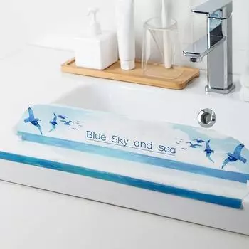 1 шт. брызговик для раковины, защита от брызг воды для домашних животных, перегородка для мытья посуды, гаджет синий