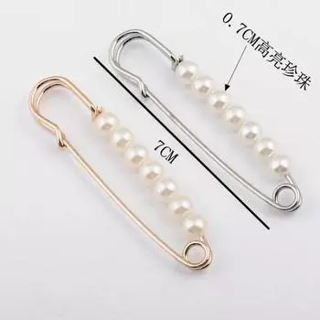 1 шт. бусины брошь булавки свитер шали зажимы винтажные рубашки платья кардиган воротник английские булавки для женщин one size золотой