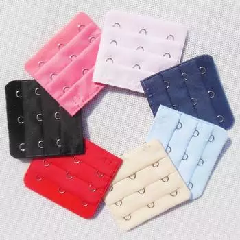 1 шт. бюстгальтер, удлиненная пряжка, удлинитель бюстгальтера, удлинитель ремня, 3 крючка, 3 ряда, нижнее белье, женское нижнее белье, аксессуары для бюстгальтера 1PC белый