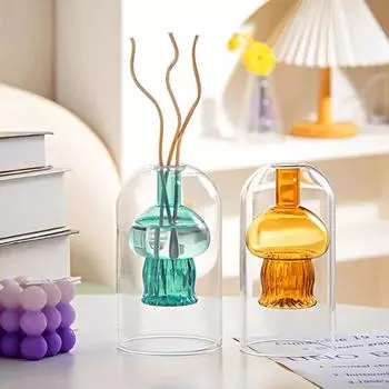 1 шт. Бутылка для ароматерапии «Медузы», креативная бутылка для эфирных масел, маленькая бутылка, 5 цветов жёлтый