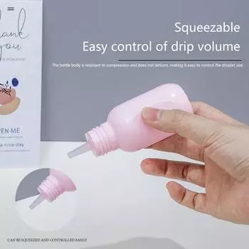 1 шт. Бутылка для чистки ресниц, бутылка для чистки, пипетка для выдавливания воды, пластиковые бутылки для выдавливания, бутылки для ванночки для ресниц, бутылка для праймера белый