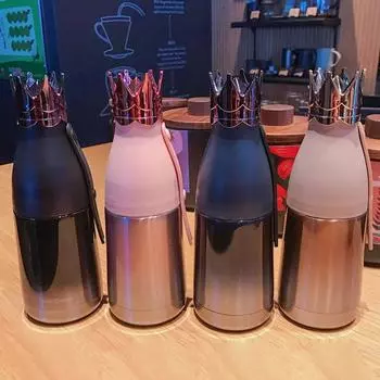 1 шт., бутылка для термальной воды, двухслойные термосы, милая бутылка Thernos, чай, молоко, кофе