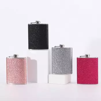 1 шт. бутылка вина шикарная многоцветная на открытом воздухе из нержавеющей стали с индивидуальным блеском портативный подарок высококачественные аксессуары для винного горшка чёрный