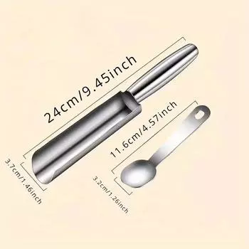 1 шт. Бытовая фрикадельница из нержавеющей стали для приготовления рыбных шариков и креветочных кнелей, рисовых шариков и мясных начинок, кулинарная ложка Single tube
