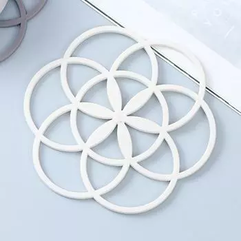 1 шт. Бытовая кухонная обеденная стол теплоизоляционная подставка скандинавская силиконовая противоожоговая подставка под миску подставка под кастрюлю подставка под тарелку подставка под стакан с рисунком овощная подставка