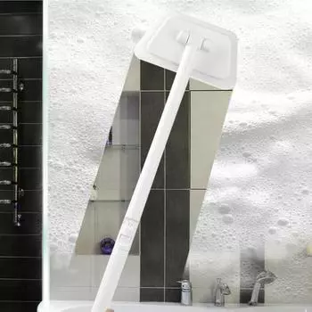 1 шт., бытовая напольная ванна, съемная губка, скребок, насадка для ванной комнаты, многофункциональная длинная керамическая чистящая щетка