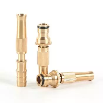 1 шт., бытовая регулируемая насадка для распыления под давлением, латунный распылитель, водяной пистолет высокого давления, мойка, садовый инструмент, аксессуары для чистки