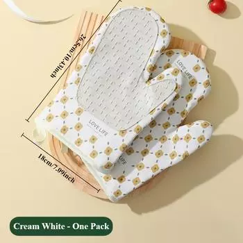 1 шт. Бытовые кухонные перчатки, изолированные и термостойкие, для использования в духовке, для выпечки, устойчивые к высоким температурам