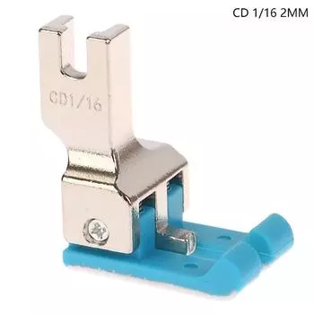 1 шт. Cd1/32 1/16 промышленная швейная машина пластиковая двойная компенсирующая прижимная лапка швейная машина челночного стежка стандартная лапка