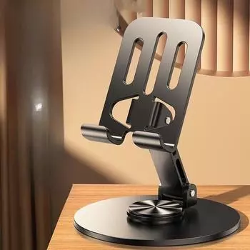 1 шт. цельнометаллический вращающийся на 360 градусов кронштейн для мобильного телефона, высококачественный механический кронштейн, универсальная металлическая опорная рамка для мобильного телефона фиолетовый