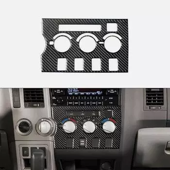1 шт. Центральный блок управления кондиционером, отделка из углеродного волокна для Toyota Tundra