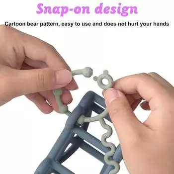 1 шт. Цепочка для детской соски с 2 зажимами, детская бутылочка, регулируемая силиконовая цепочка для соски, игрушка-прорезыватель, аксессуары для коляски