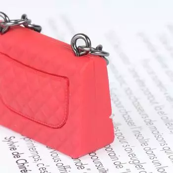 1 шт. цепочка кукла сумка миниатюрная сумка для покупок модель для декора кукольного дома чёрный