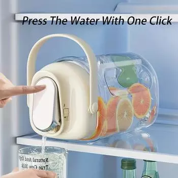 1 шт. чайник для холодной воды с краном, холодильник, дозатор напитков, многофункциональный походный резервуар для хранения воды, большая емкость