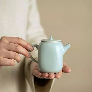1 шт., чайный сервиз кунг-фу, чайник, бытовой маленький чайник, чайник ручной работы, изысканный чайник для обжига для дома, ресторана, отеля, офиса, чайные аксессуары 180ml