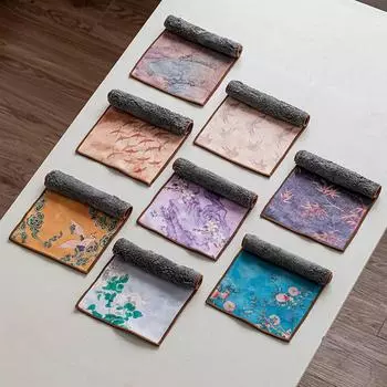 1 шт. Чайный столик, коврик для чая, высококачественная чайная салфетка, кухонные принадлежности, чайная салфетка, впитывающая воду, чайный коврик, чайное полотенце Zen, бытовая техника