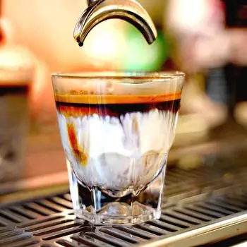 1 шт. чашка для латте Barista 4,5 унции/133 мл кружка для кофе, чая, стеклянные кружки, плоские белые чашки для кофе эспрессо, привнесет классическую элегантность на стол 101-200ml