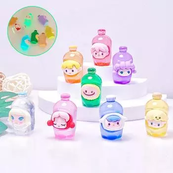 1 шт. чашка для питья Labubu, микро-ландшафтная фигурка, украшение для помещения, миниатюрная статуэтка, горшечные мини-садовые аксессуары