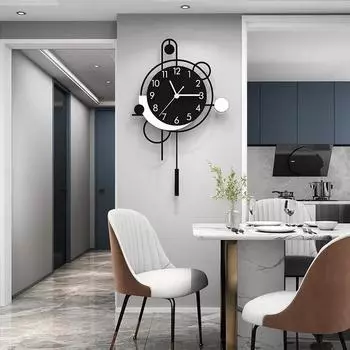 1 шт. Часы настенные для гостиной, сетевые, красные, для дома, модные, креативные, простые, современные, подвесные, настенные, современный дизайн