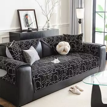 1 шт. чехлы для дивана из шенилла, универсальные противоскользящие подушки для дивана на все времена, простые пылезащитные подушки для защиты кресел, домашний декор 1seat 70x70cm