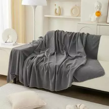 1 шт. Чехлы для диванов Chenier, домашнее полотенце, двухсторонний однотонный коврик для сиденья, всесезонная универсальная пыленепроницаемая интегрированная подушка 1seater 180x130cm хаки