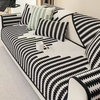 1 шт. Чехлы для диванов из шенилла, полотенце, универсальный коврик для дивана в пшеничном стиле для гостиной, нескользящий чехол для подлокотника дивана, спинки 30x50 pillowcase 1pc