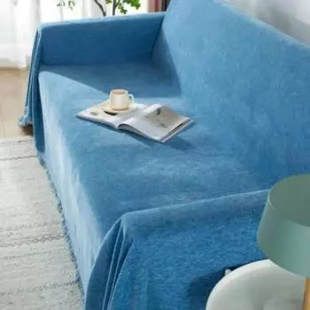 1 шт. чехлы для диванов из шенилла, необходимые в хозяйстве, для гостиной, простые, пригодные для машинной стирки, полотенца для дивана, все включено, чехлы, одеяла 1seater 180x130cm хаки