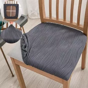 1 шт. чехлы для сидений стульев Nordic Ripple, эластичные чехлы для стульев для столовой, чехлы для стульев, защитные чехлы для кухни, отеля, банкета, дома 1 Piece