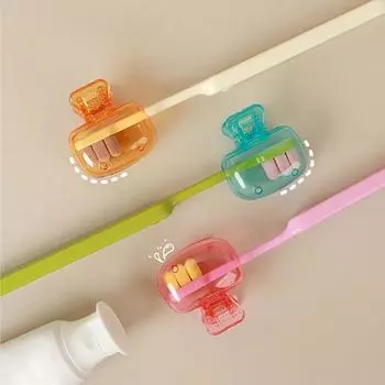 1 шт., чехлы на головку зубной щетки для путешествий, защитная крышка для зубной щетки, защитный чехол для щетки, портативный пластиковый зажим для домашних путешествий