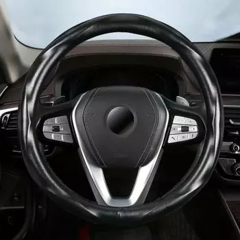 1 шт. чехлы на руль автомобиля класса люкс, искусственная овчина, дышащие, нескользящие чехлы на руль для 38 см